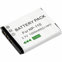 Batería de ión-litio para Casio EXILIM EX-ZR55WE