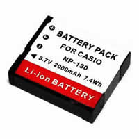 Batería de ión-litio para Casio EXILIM EX-ZR1700WR