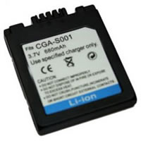 Batería de ión-litio para Panasonic Lumix DMC-F1K